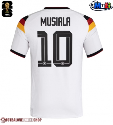 Německo Jamal Musiala #10 Domácí Dres MS 2026 Krátkým Rukávem